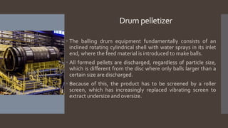 Balling Regardless Iron making - Palletization process- Types of palletizers | PDF