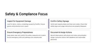 Pallet Racking Inspection with eAuditor Audits & Inspections | PDF