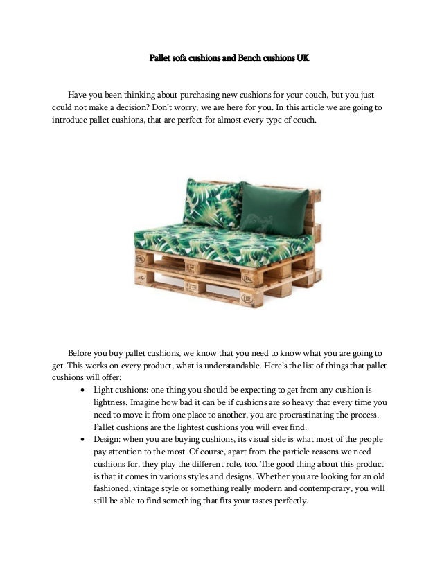 Pallet Sofa Cushions And Bench Cushions Uk Pallet Sofa Cushions And Bench Cushions Uk