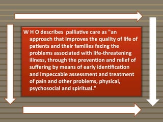 Palliative care with cancer patients 1 | PDF