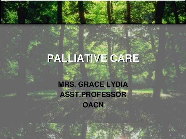 Palliative Care