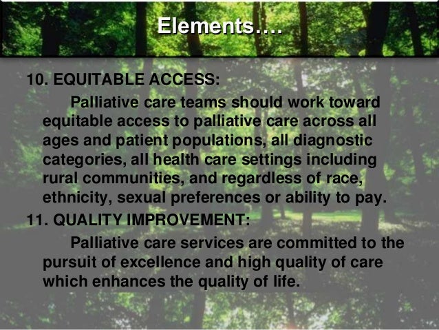 Palliative Care