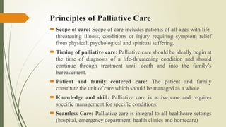palliative care and end of life care ppt | PPTX