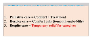 palliative care definition,Principles,Philosophy of palliative.pptx