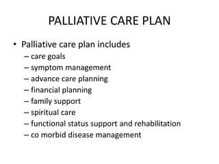 Palliative care and end of life care | PPTX