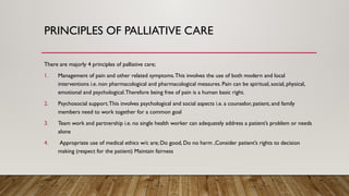 Comprehensive Overview of Palliative Care: Principles, Team Roles, and ...