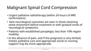 Guide to Palliative Radiotherapy in Advanced Cancer Care | PPTX