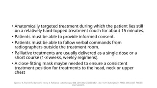Guide to Palliative Radiotherapy in Advanced Cancer Care | PPTX