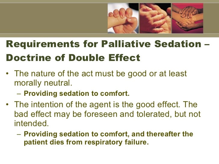 does palliative sedation hasten death does palliative sedation hasten death