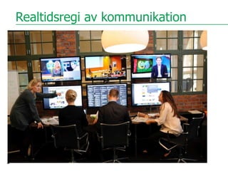 Realtidsregi av kommunikation
 