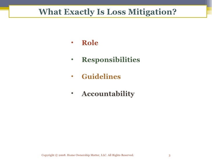 Vol. 04 PALM—Practical Applications of Loss Mitigation