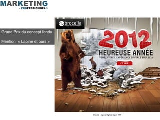 Grand Prix du concept fondu

Mention « Lapine et ours »
 