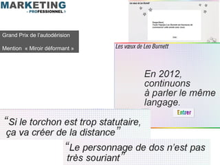 Grand Prix de l’autodérision

Mention « Miroir déformant »
 