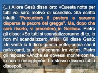 Il suo Amore è più grande delle nostre debolezzeAnche se siamo capaci di negarlo, Egli si fida di noi
