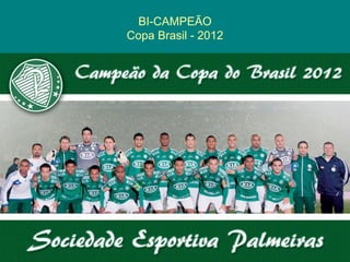 BI-CAMPEÃO
Copa Brasil - 2012
 