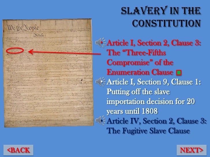 Palmer, Pollard, Verzuh Slavery & Constitution