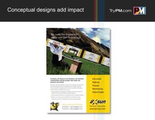 Conceptual designs add impact
 