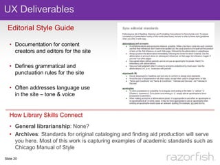 The Intersection of Library Science and User Experience
