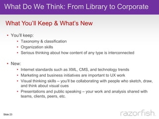 The Intersection of Library Science and User Experience