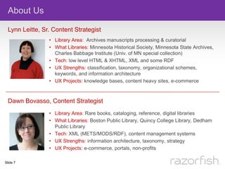 The Intersection of Library Science and User Experience