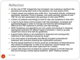 Palmoplantar pustolar psoriasis induced with infliximab in treating ...