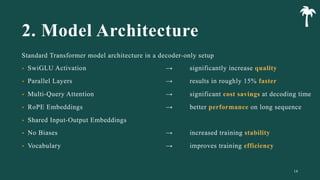 2. Model Architecture
•
•
• cost savings
•
•
•
•
14
 