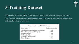 3 Training Dataset
18
 