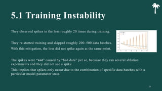 5.1 Training Instability
28
 