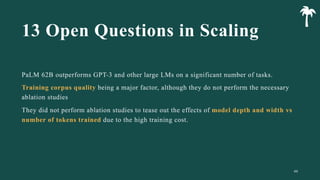 13 Open Questions in Scaling
44
 