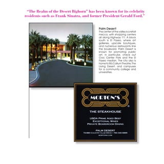 Palm Springs Brochure