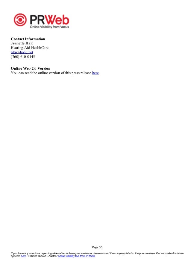 Palm Springs CA Hearing Aid Dispenser, Hearing Aid HealthCare, Creates