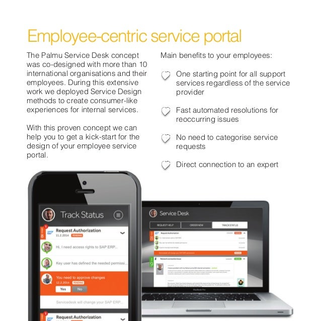 Palmu Service Desk Portal Concept