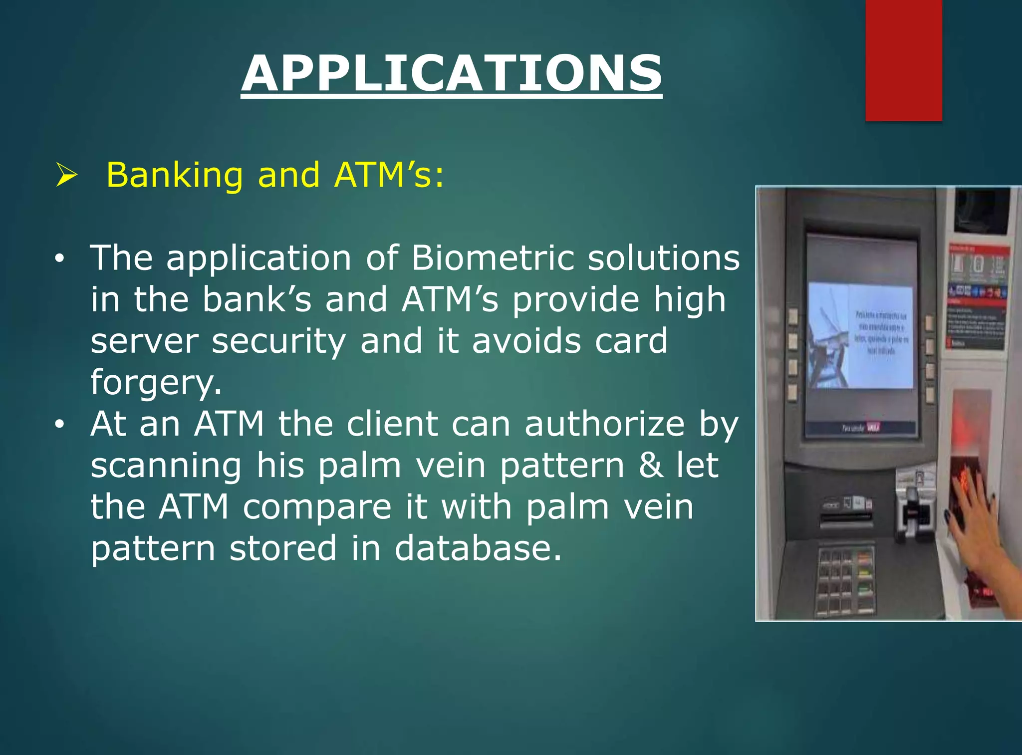 Palm vein technology | PPTX