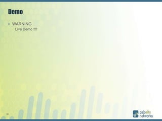 30
Demo
 WARNING
Live Demo !!!!
 