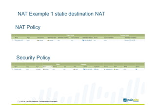 Using Nat For Security Examples Palo alto networks NAT flow logic | PDF