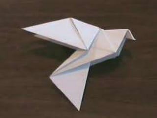 Paloma en origami