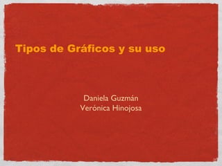 Tipos de Gráficos y su uso



            Daniela Guzmán
           Verónica Hinojosa
 