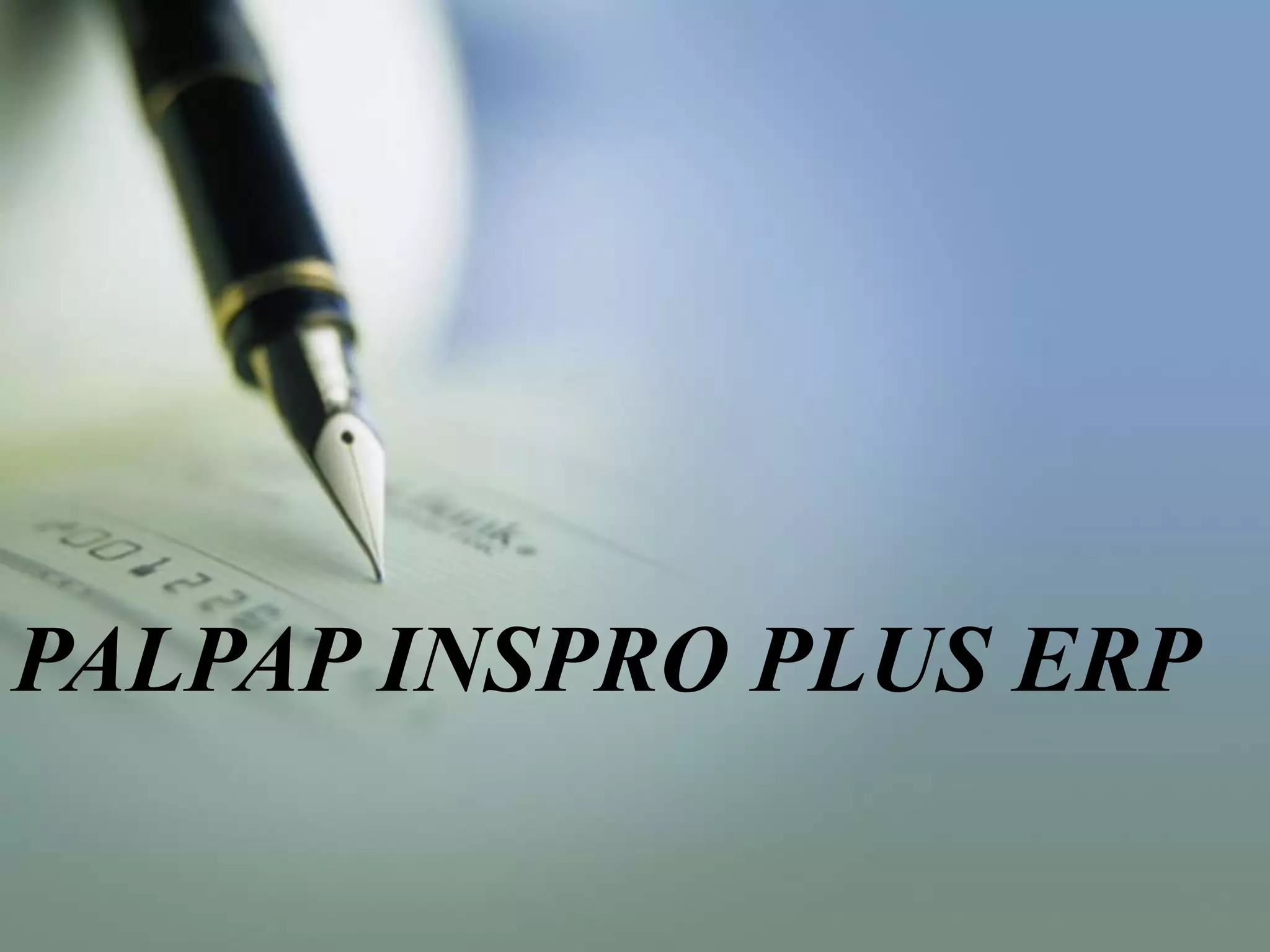 PALPAP INSPRO PLUS ERP