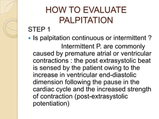 Palpitations | PPTX