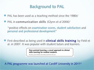 Peer Assisted Learning presentation - reflections | PPT