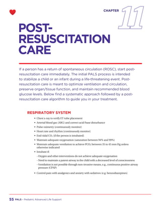 Post Rosc Algorithm Pals PALS 2021 Pediatric Advanced Life Support Handbook.pdf