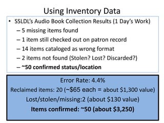 Limit customer and staff frustration