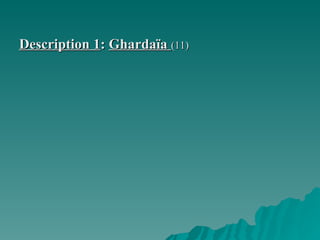 Description 1 :  Ghardaïa  (11) 