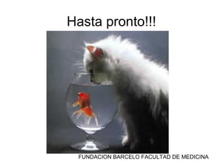 FUNDACION BARCELO FACULTAD DE MEDICINA
Hasta pronto!!!
 