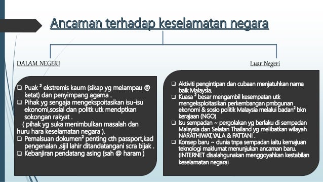 Ubah Pendekatan Perangi Isu Keselamatan