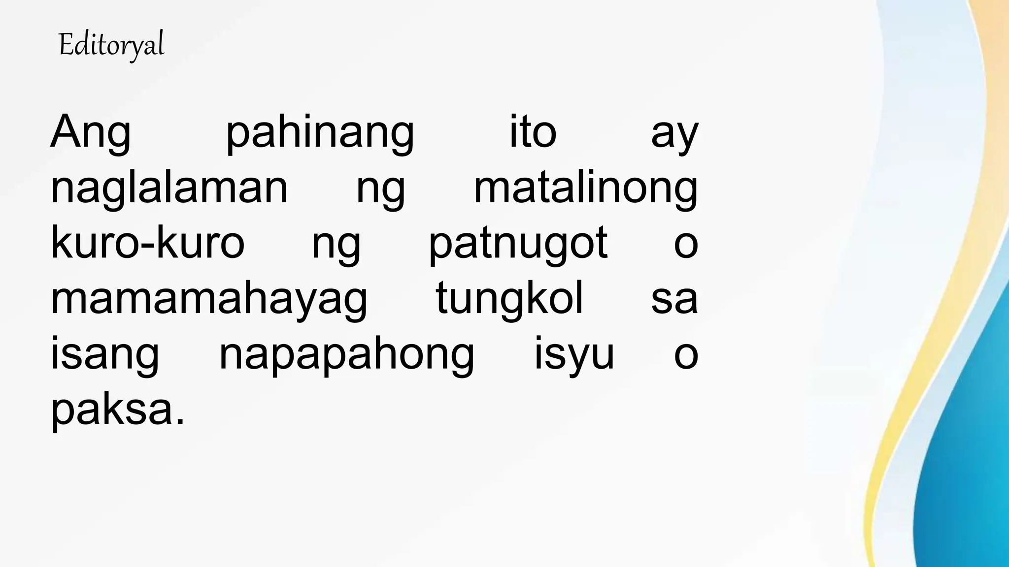 Pamamahayag-8.pptx Bild & Inspiration Pamamahayag-8.pptx Bildidee