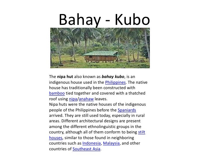 Ano Ang Kahulugan Ng Bahay Kubo Kahulugan Ng Bahay Kubo – Halimbawa