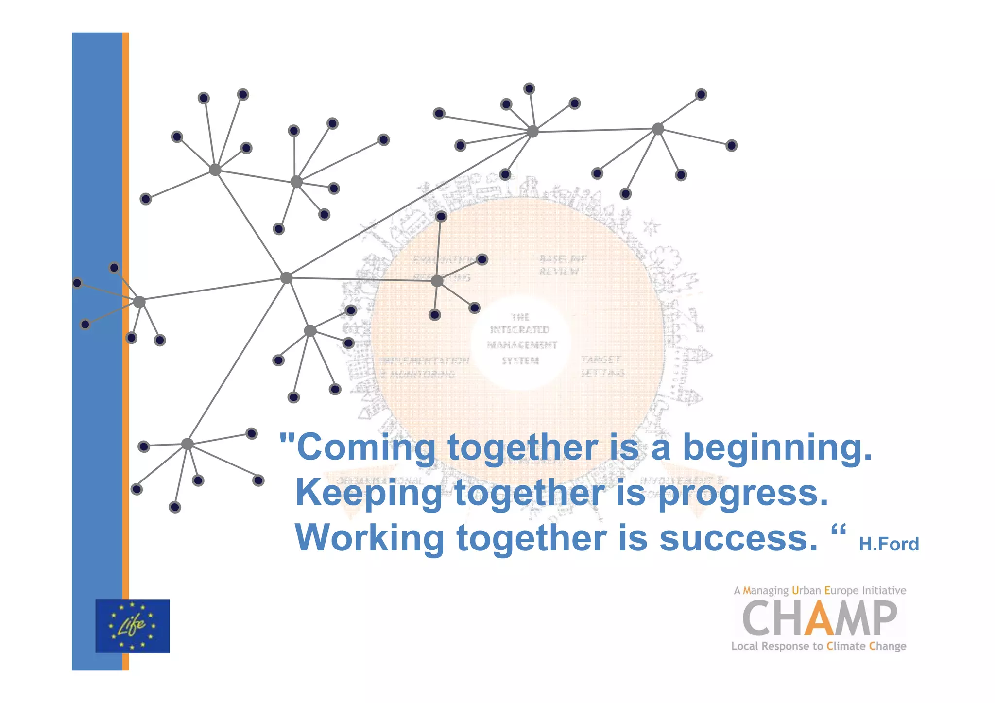 "Coming together is a beginning.
 Keeping together is progress.
 Working together is success. “ H.Ford
 