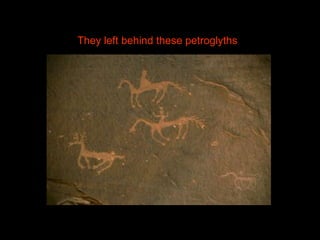 They left behind these petroglyths 