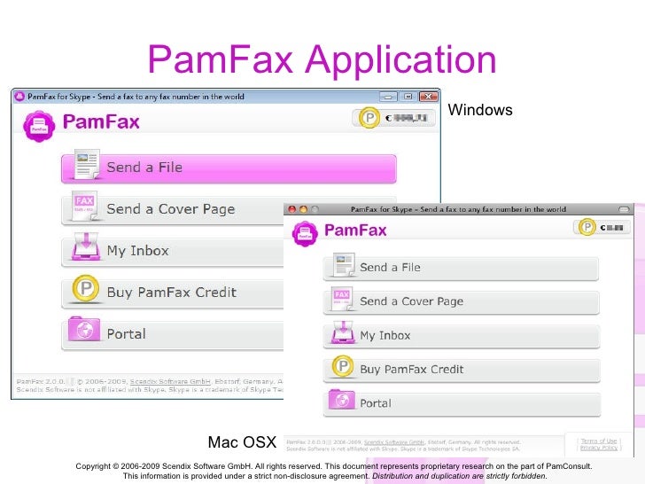pamfax portal